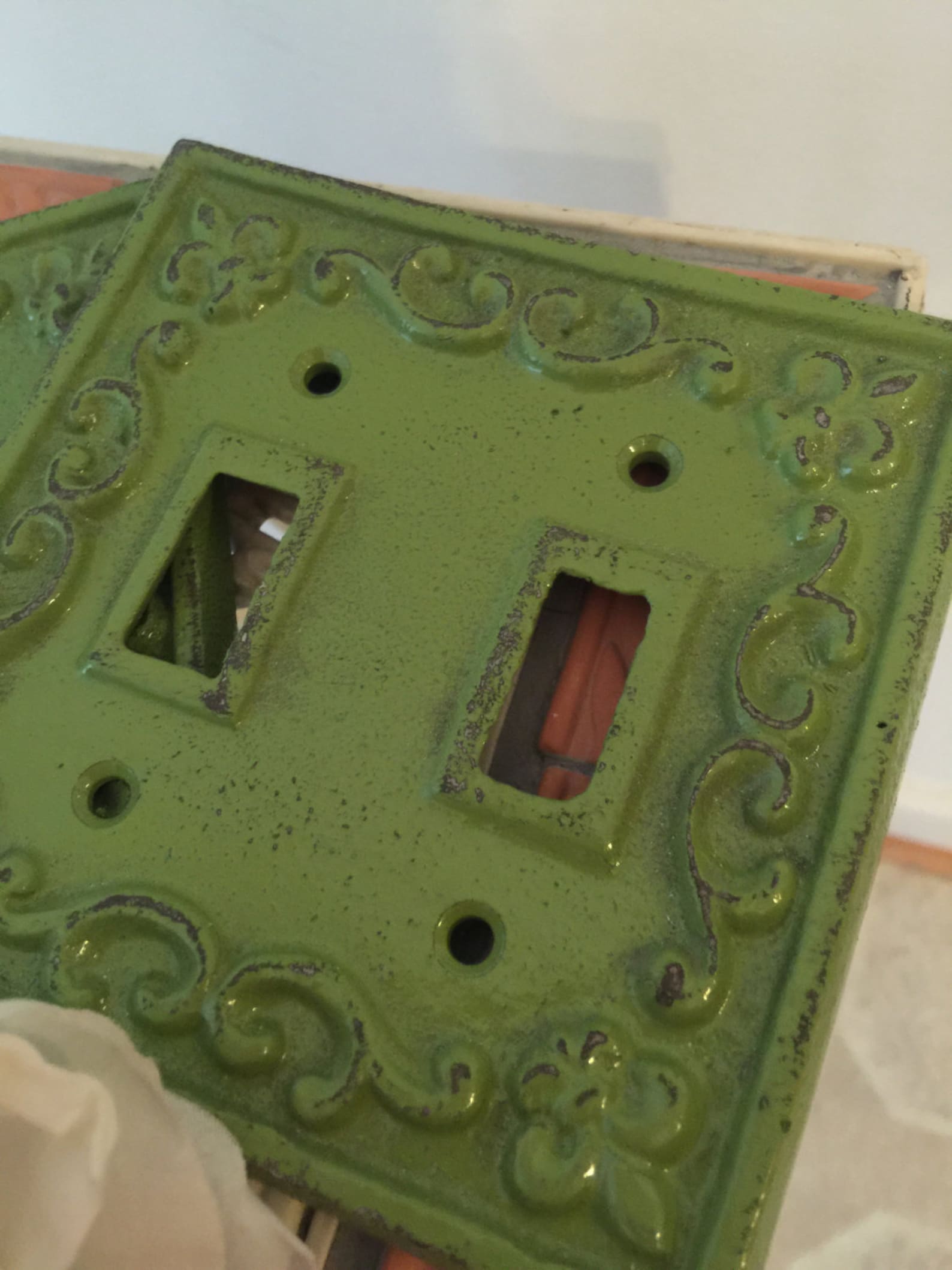 Cast Iron Light Switch Plates Shabby Chic Plates Set of Two Etsy