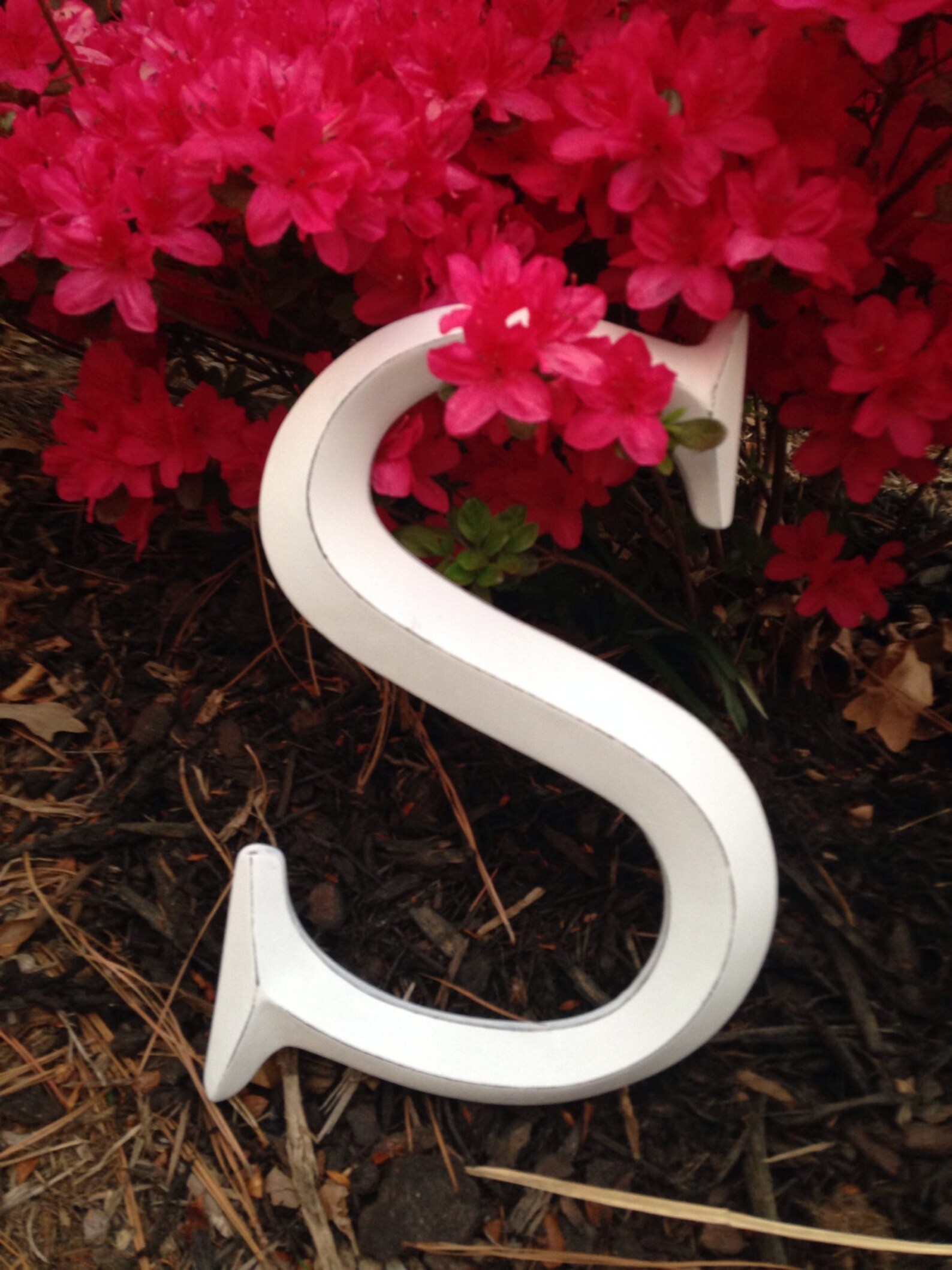 Large Letter/ Wall Decor/ Wedding Decor/ Wedding Prop/ Shabby Etsy