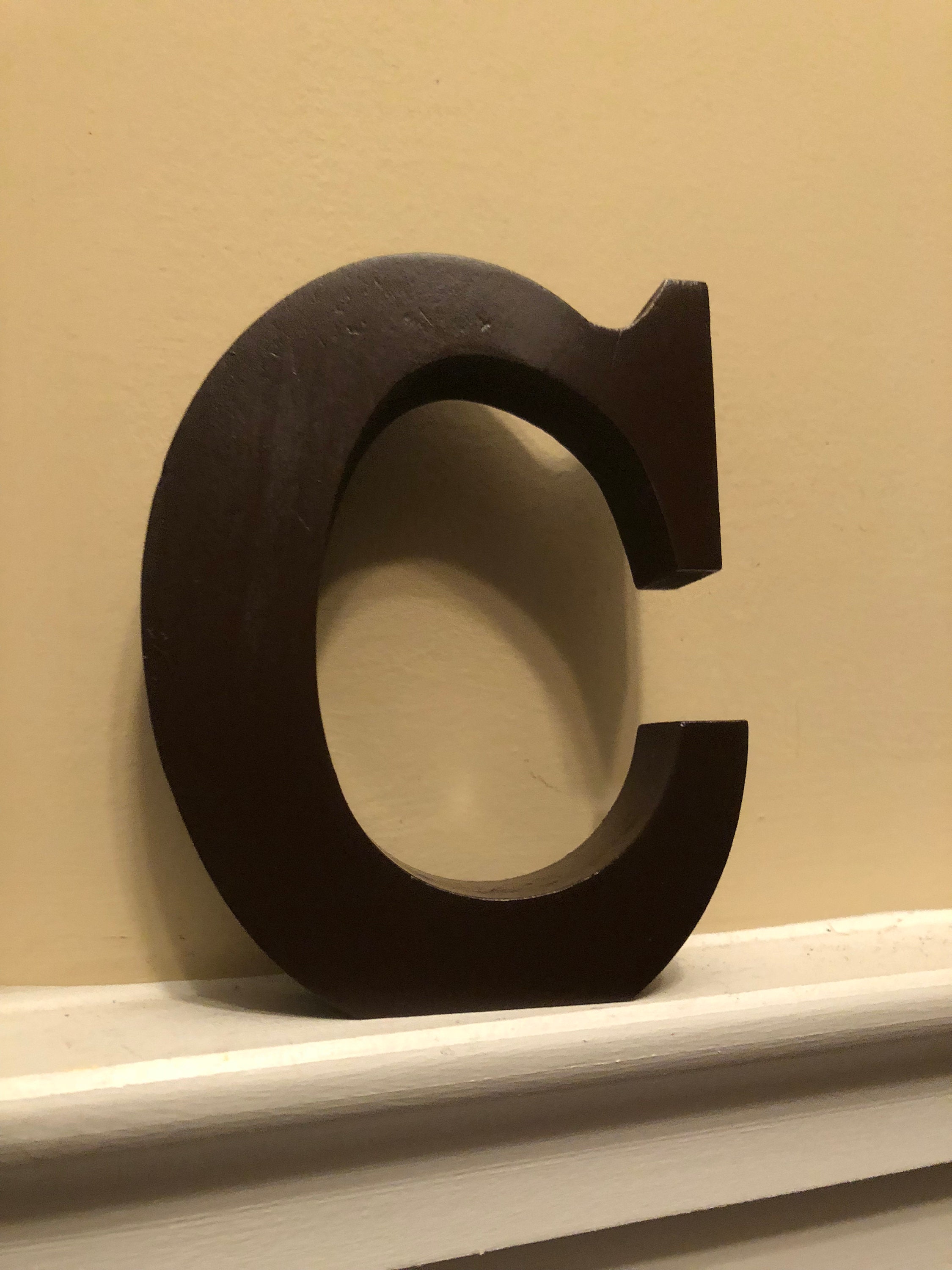 Wood Letters, 5 1/4 Inch Letters, Standalone Letters, Home and Garden ...