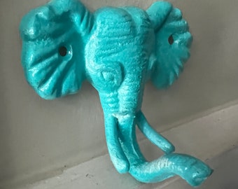 Elephant Wall Hook/ Elephant Wall Decor/ Wall Hook / Wall Hanger / Shabby Chic Hook