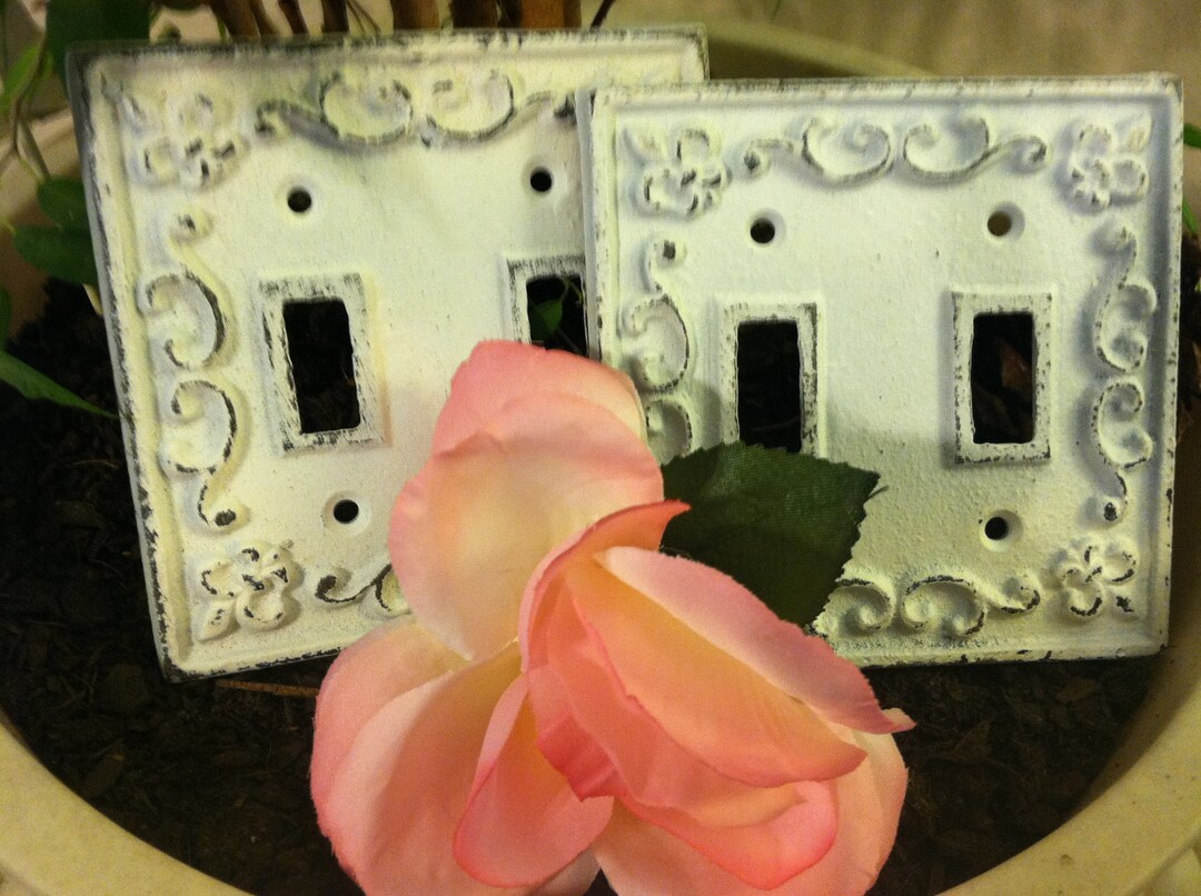 Switch Plates/ Light Plates/ Cast Iron Light Switch Plates/ Shabby Chic