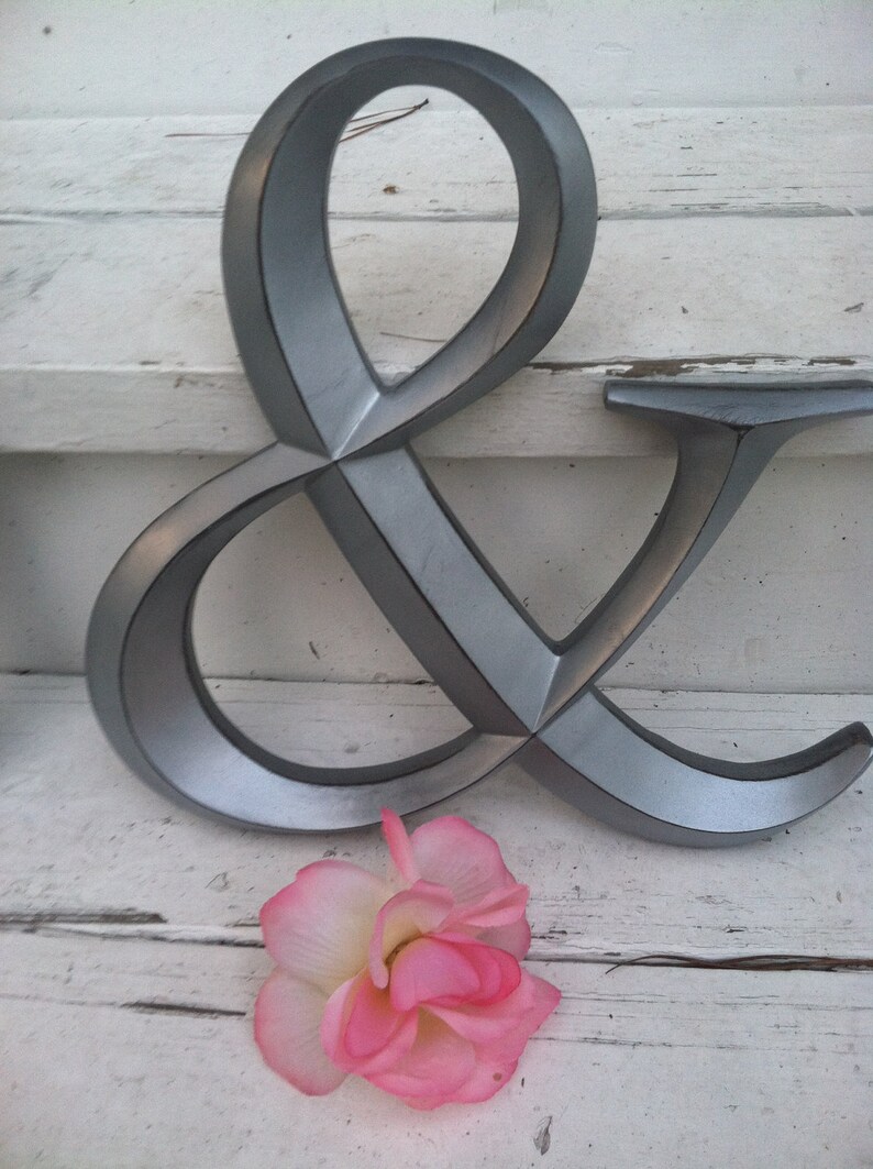 Ampersand / Ampersand Wedding Prop /Symbol / Wedding Decor / Home and Garden Decor image 1