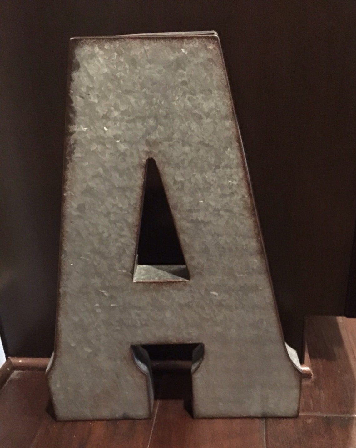 Metal Letters Wall Decor Wall Metal Letter Galvanized Etsy