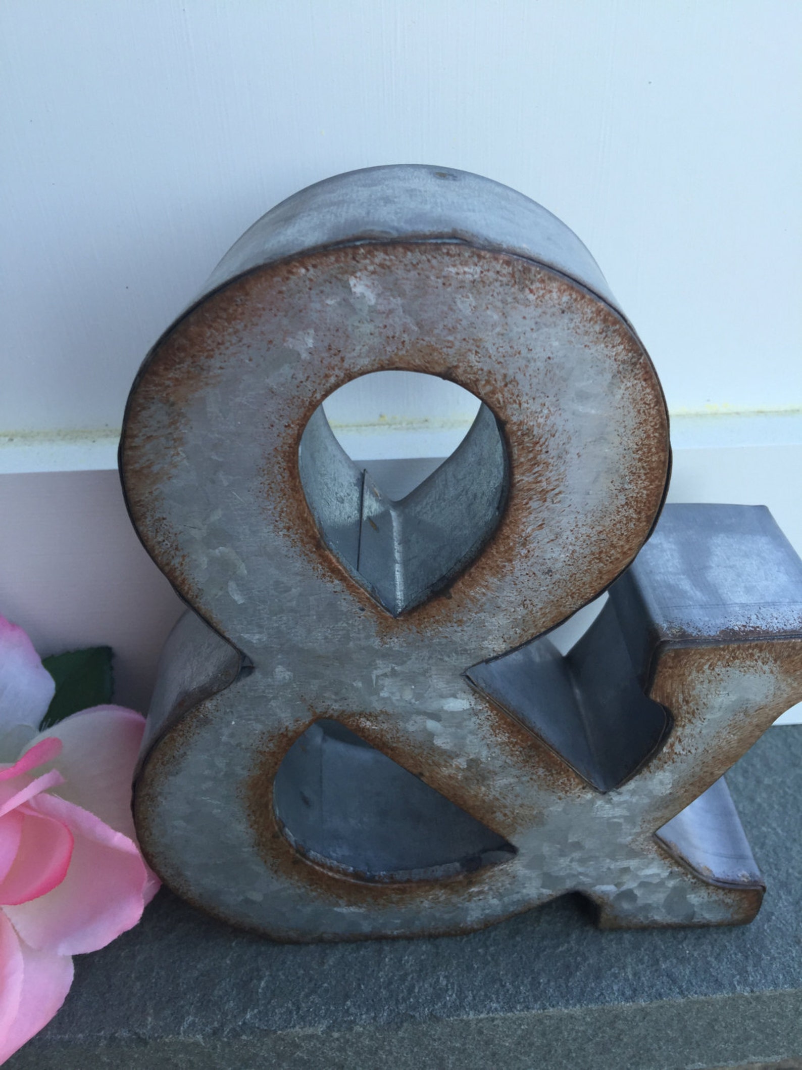 Ampersand Metal Letters Wall Decor Wall Metal Letter Etsy