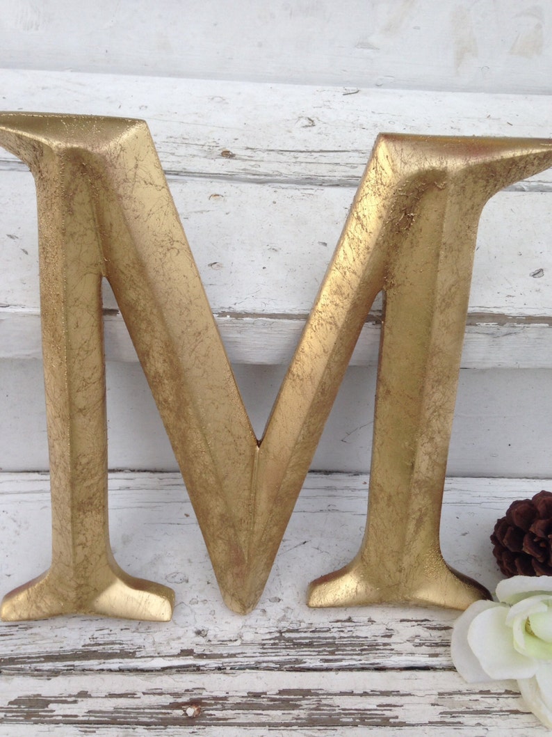 Large Letter, Shabby Chic Wall Decor New Item PiCK YoUR CoLOr and PIcK YOuR LeTTeR A-Z image 1