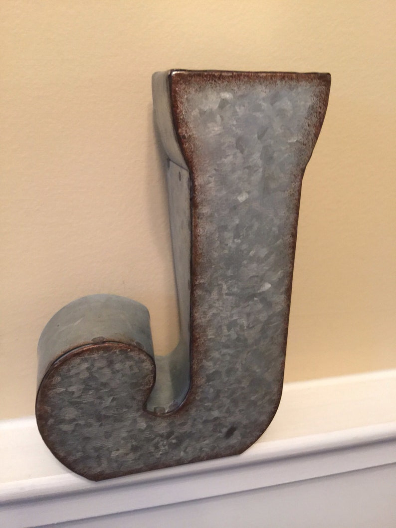 Metal Letters/ Wall Decor/ Wedding Decor/ Galvanized Letter/ Etsy