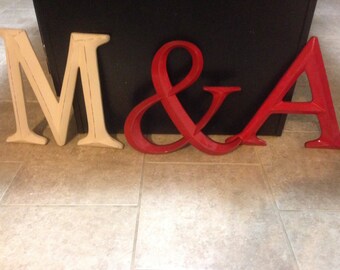 Large Letter Decor, Wedding Decor, PICK YOur LETtEr and YouR COLor