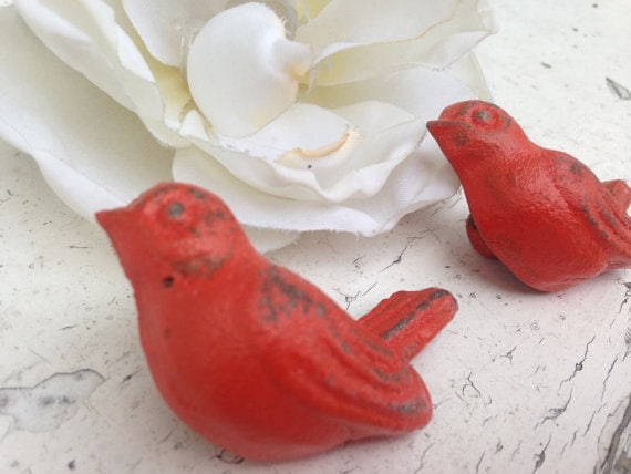 Drawer Pulls Drawer Knobs Bird Drawer Pull Shabby Chic Etsy