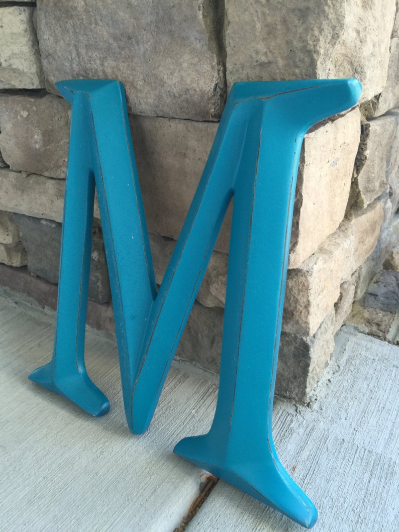 Wall Decor Large Letter Shabby Chic Wall Decor New Item Etsy