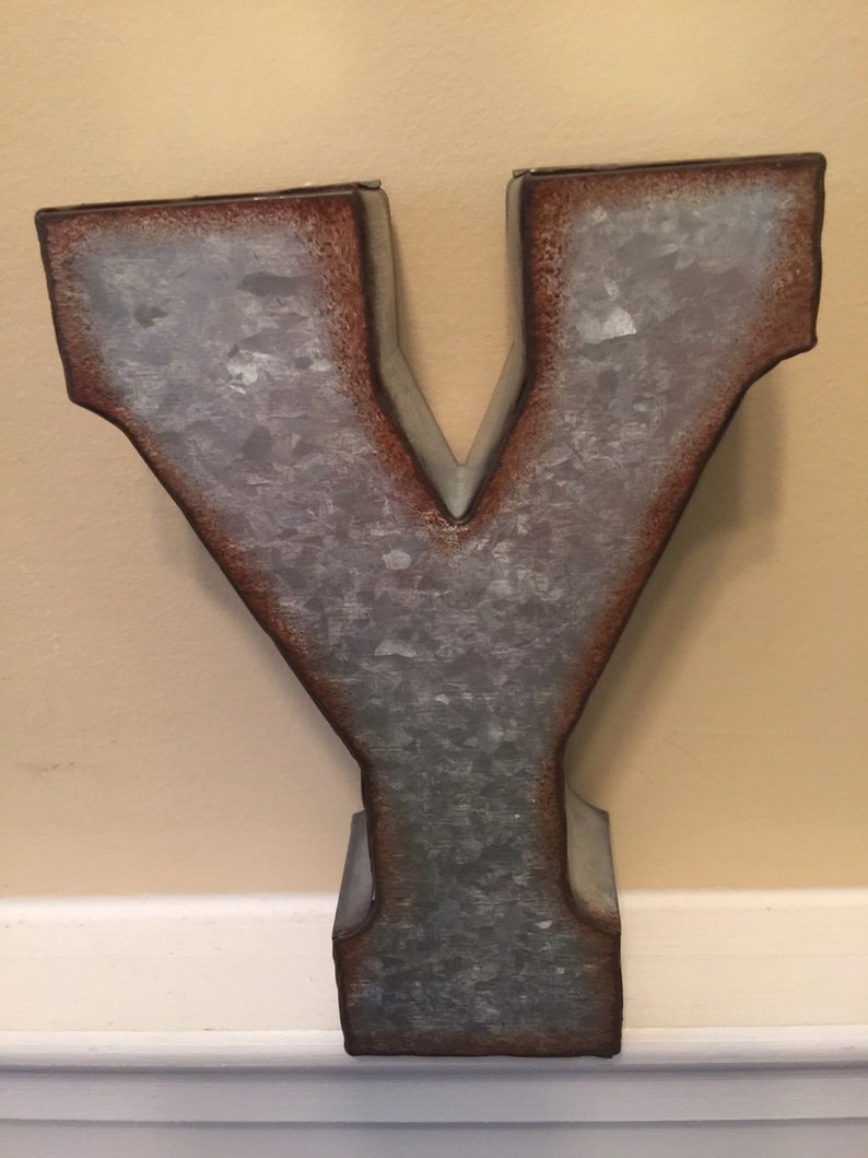 Metal Letters/ Wall Decor/ Wedding Decor/ Galvanized Letter/ Etsy