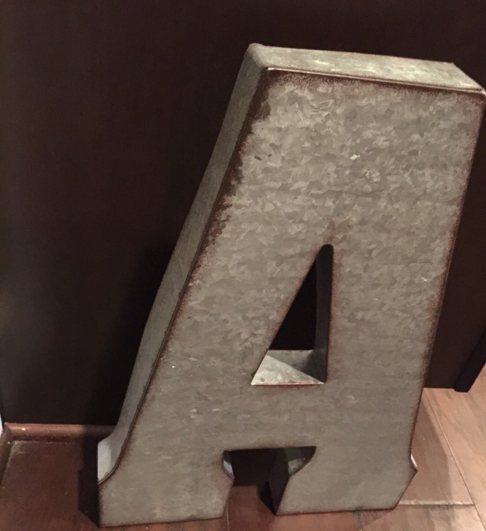 Metal Letters Wall Decor Wall Metal Letter Galvanized Etsy