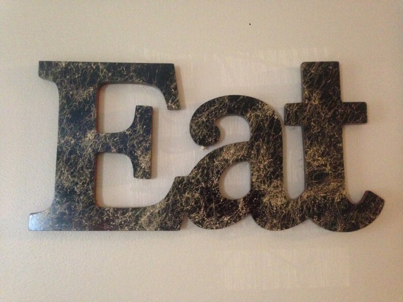 EAT Sign Eat Decor KitchEn DeCor Etsy