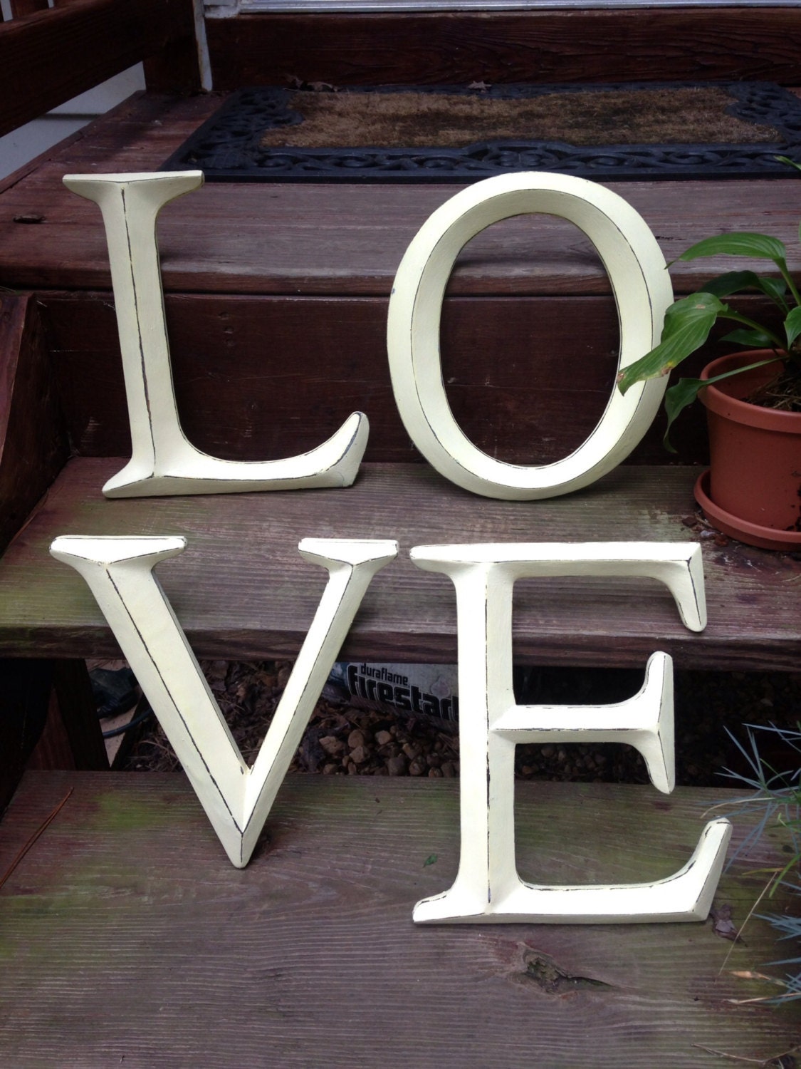 Wall Decor /Large Letter / Shabby Chic Wall Decor / PiCK YoUR Etsy