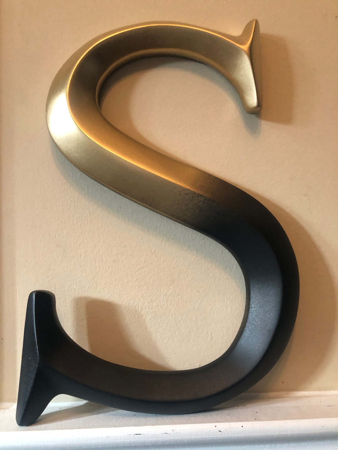 Large Letter/ Wall Decor/ Wedding Decor/ Wedding Prop/ Shabby Etsy