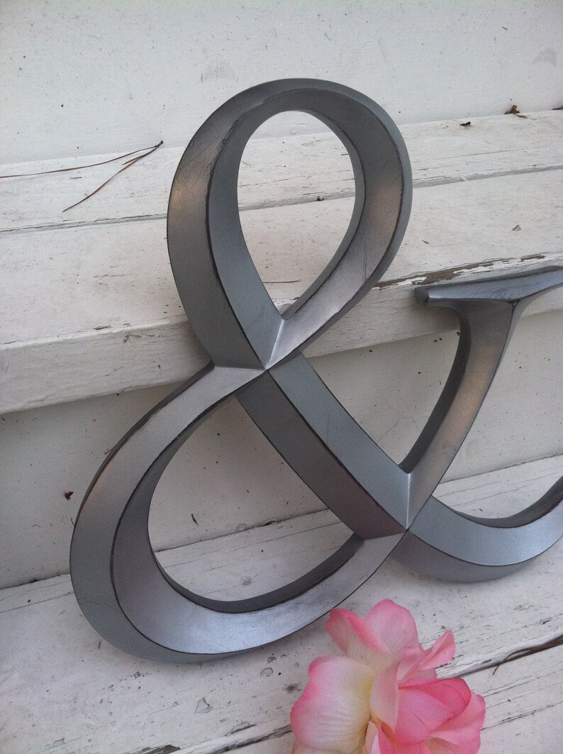 Ampersand / Ampersand Wedding Prop /Symbol / Wedding Decor / Home and Garden Decor image 2