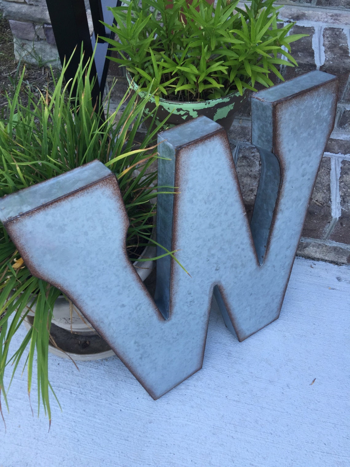 Metal Letters Wall Decor Wall Metal Letter Galvanized Etsy
