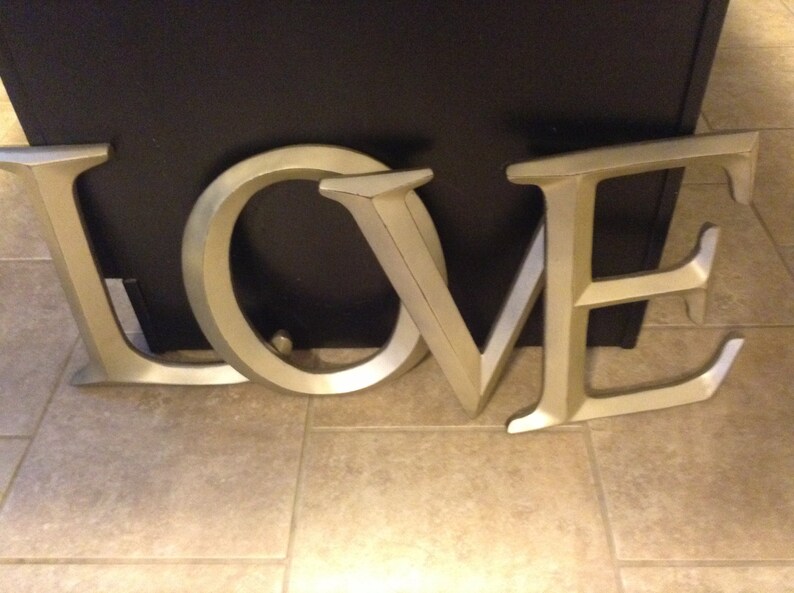 Letters Large Wall Decor Shabby Chic Pick Your Letter And Color A Z
