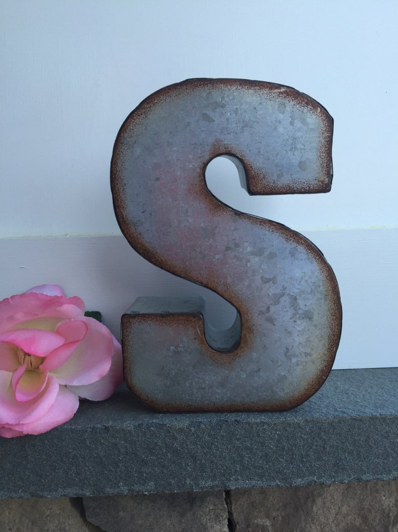 Metal Letters/ Wall Decor/ Wedding Decor/ Galvanized