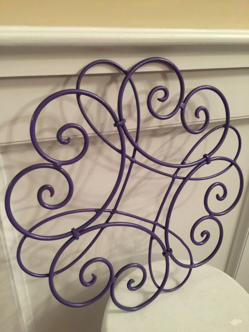 Shabby Chic Wall Decor Metal Wall Decor | Etsy