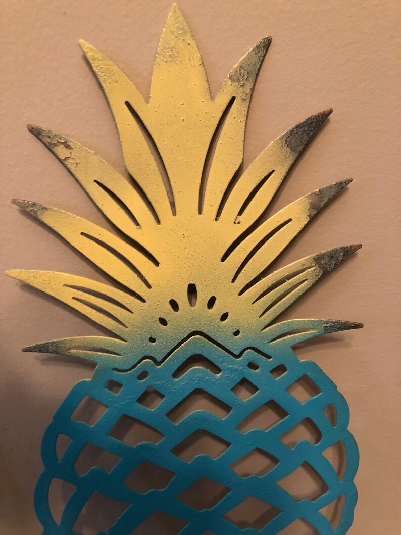 Pineapple Pineapple Wall Decor Cast Iron Wall Decor Home Etsy