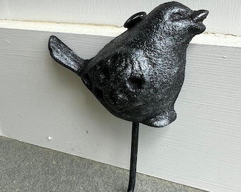 Cast Iron Bird Wall Hook: Shabby Chic Home Decor