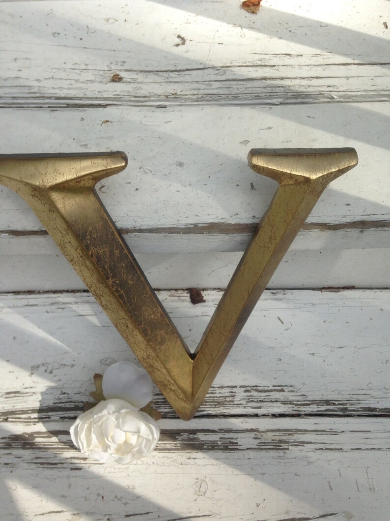 Large Letter Shabby Chic Wall Decor New Item Pick Your Etsy