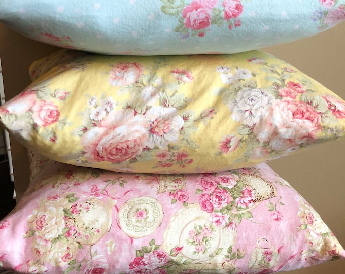 Shabby Chic Pillow Case /cover With Ruffle or Without Ruffle Etsy Canada