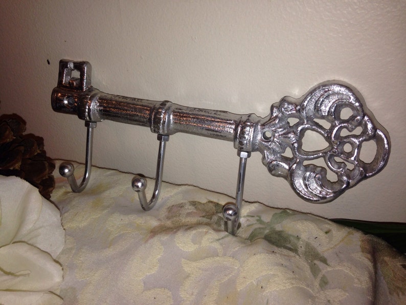 Treasury Item / Key Holder / Shabby Chic Key Holder / Hardware Etsy