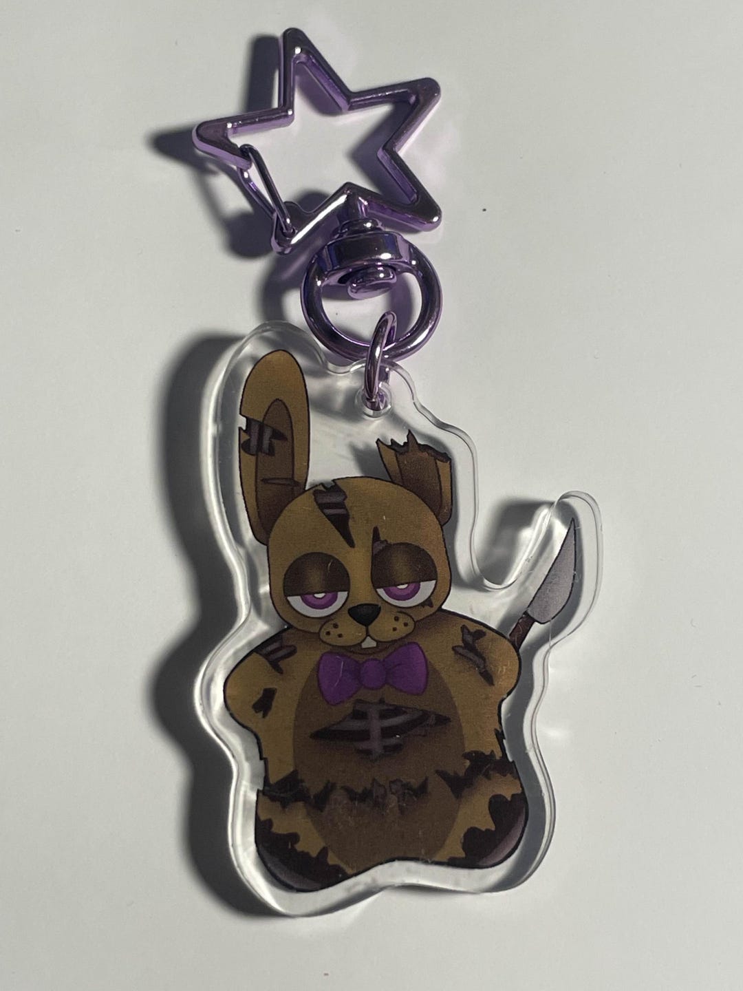 Spring Trap Keychain Springtrap Acrylic Keychain FNAF - Etsy Australia
