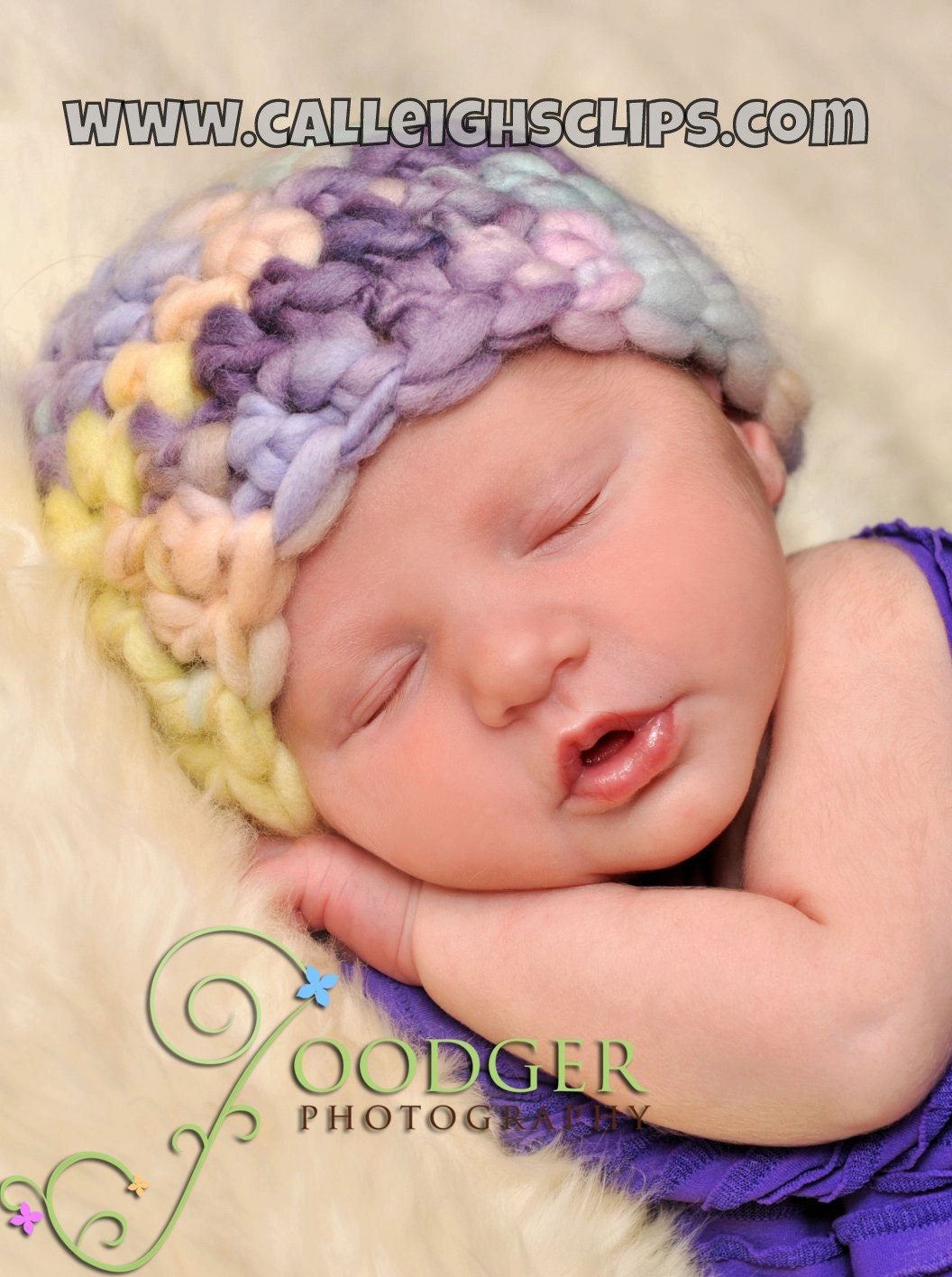 Instant Download Crochet Pattern - No 3 - Thick and Thin Baby Beanie …