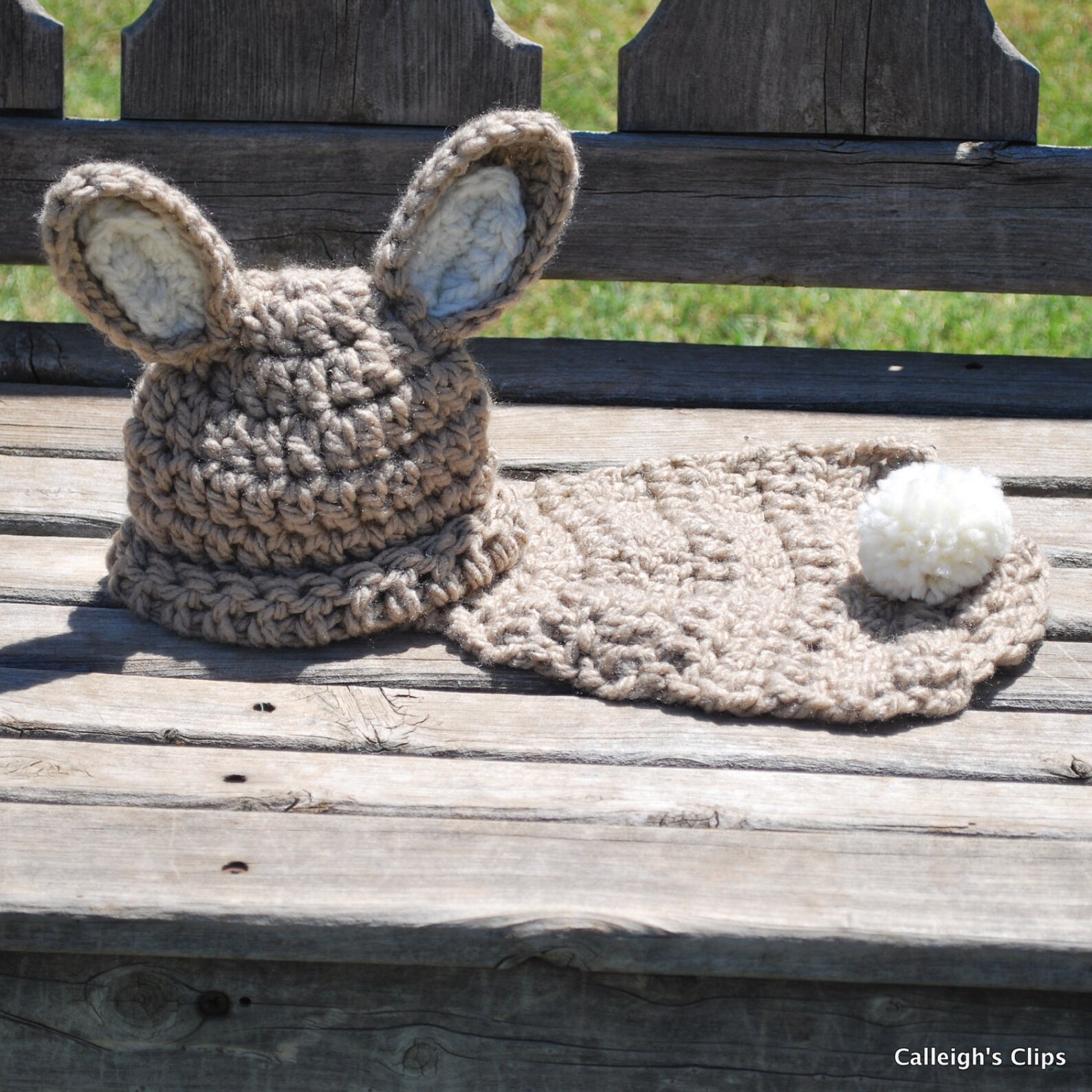 Bunny Rabbit Cuddle Critter Cape Set Newborn Photography Prop - Etsy