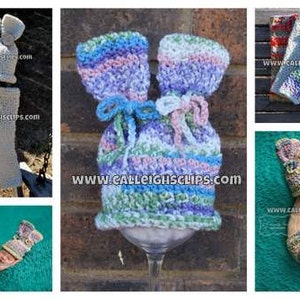 Instant Download Crochet Pattern No. 91 Textured Bunny Hat and Bottoms Size Newborn 4T image 4