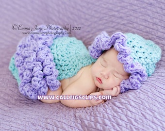 Frilly Ruffles Cuddle Cape Set Newborn Photography Prop