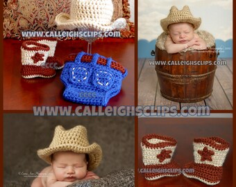 Cowboy Outfit Baby Set