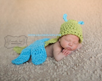 Dragonfly Cape Set - Newborn photography prop