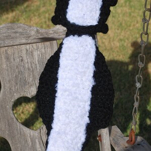 Instant Download Crochet Pattern No 29 Lil' Stinker Skunk Cuddle Critter Cape Newborn photography prop image 4