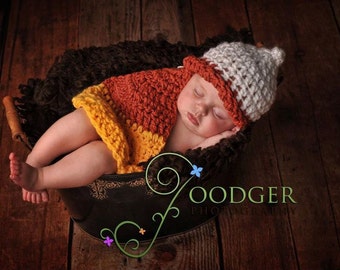 Candy Corn- Cuddle Critter Cape Set  - Newborn Photography Prop