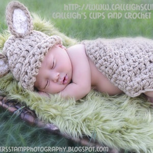 Bunny Rabbit Cuddle Critter Cape Set Newborn Photography Prop - Etsy