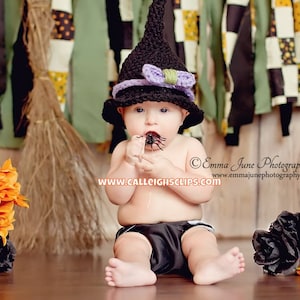Crafty Witch Hat - Newborn, Toddler, Child, Pre-teen and Adult Sizes