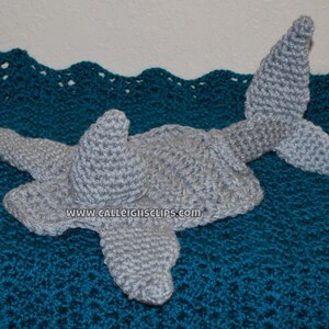 Jawsome Shark Cuddle Critter Cape Set Photography Prop image 5