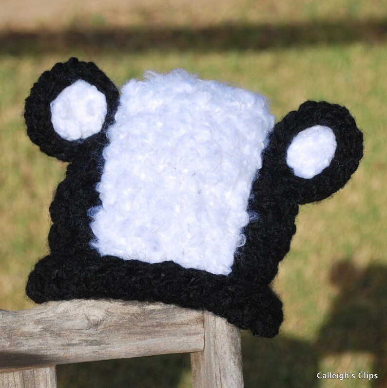 Instant Download Crochet Pattern No 29 Lil' Stinker Skunk Cuddle Critter Cape Newborn photography prop image 2