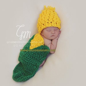 Sweet Baby Corn Cape Set Newborn Photography Prop