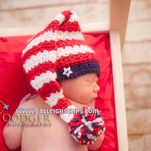 Stars and Stripes Stocking Cap