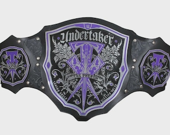 HE PHENOM UNDERTAKER Wrestling Championship Replica Dual Plated Belt| Adult Size | 6MM Quality