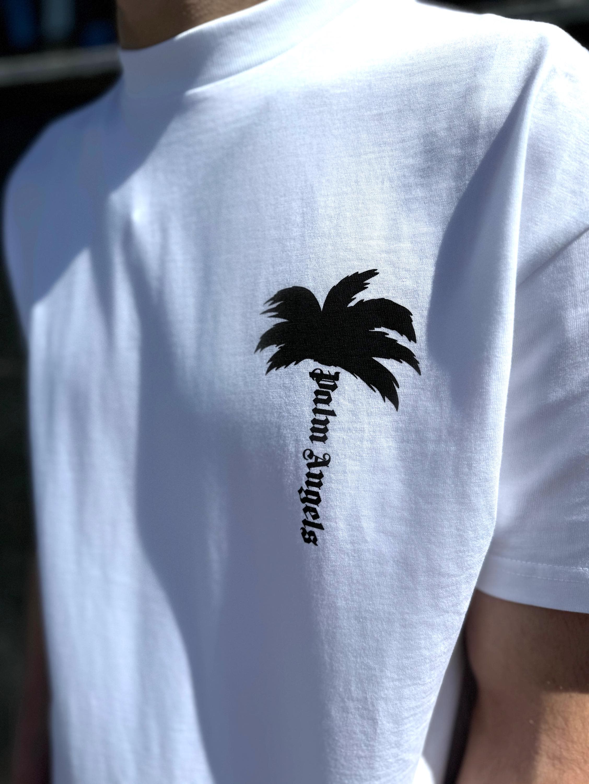 【Palm Angels】PALM TREE SKETCH CLASSIC SHORT SLEEVE T SHIRT Palm Angels】PALM TREE SKETCH CLASSIC SHORT SLEEVE T SHIRT
