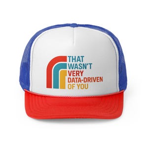Data Analyst Trucker Hat: Funny Retro Tech Nerd Gift
