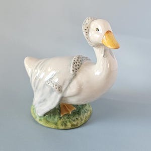 Beatrix Potter Royal Albert Rebecca Puddle duck Figurine Vintage Porcelain
