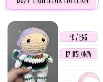 Patrón de crochet de Buzz Lightyear (FR/ENG)