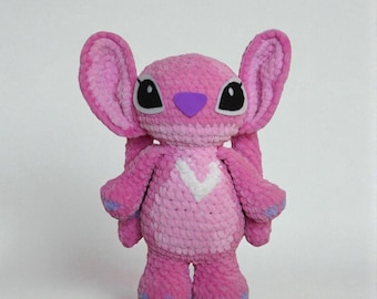 Ängel - Lilo & Stitch - Virkad plyschleksak - Perfekt present