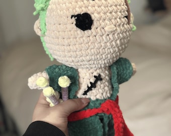 Zoro One Piece - Virkad plysch
